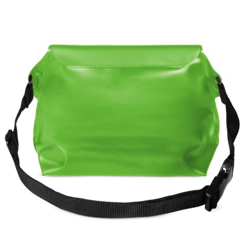 Saszetka nerka wodoodporna PVC na telefon dokumenty Outdoor - zielona Saszetka nerka wodoodporna PVC na telefon dokumenty Outdoor - zielona