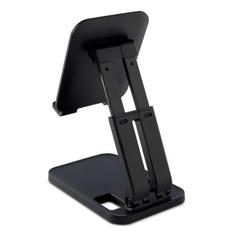 Składana podstawka stojak na telefon tablet do 12.9'' czarny Składana podstawka stojak na telefon tablet do 12.9'' czarny