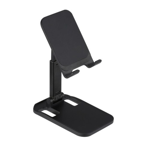 Stojak podstawka składana na telefon tablet 4-8'' na biurko czarny Stojak podstawka składana na telefon tablet 4-8'' na biurko czarny