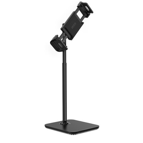 Teleskopowy stojak na biurko uchwyt do telefonu i tabletu 135-230mm szer czarny Teleskopowy stojak na biurko uchwyt do telefonu i tabletu 135-230mm szer czarny