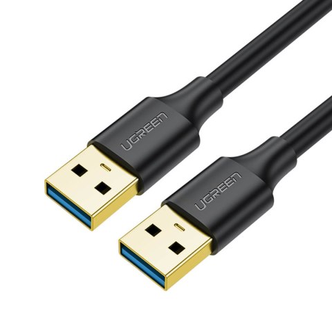 Kabel przewód USB-A 3.0 5Gb/s 0.5m czarny Kabel przewód USB-A 3.0 5Gb/s 0.5m czarny