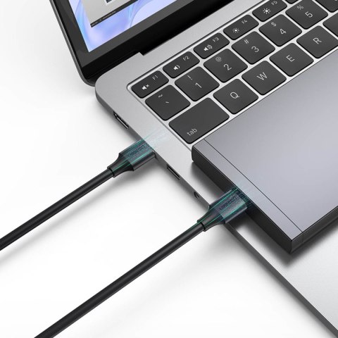 Kabel przewód USB-A 3.0 5Gb/s 0.5m czarny Kabel przewód USB-A 3.0 5Gb/s 0.5m czarny