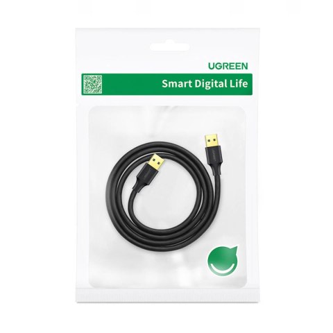 Kabel przewód USB-A 3.0 5Gb/s 0.5m czarny Kabel przewód USB-A 3.0 5Gb/s 0.5m czarny