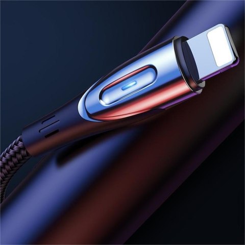 Kabel przewód do szybkiego ładowania iPhone USB-A - Lightning Sharp Series 1.2m czarny Kabel przewód do szybkiego ładowania iPhone USB-A - Lightning Sharp Series 1.2m czarny