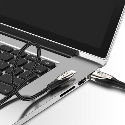 Kabel przewód do szybkiego ładowania iPhone USB-A - Lightning Sharp Series 1.2m czarny Kabel przewód do szybkiego ładowania iPhone USB-A - Lightning Sharp Series 1.2m czarny