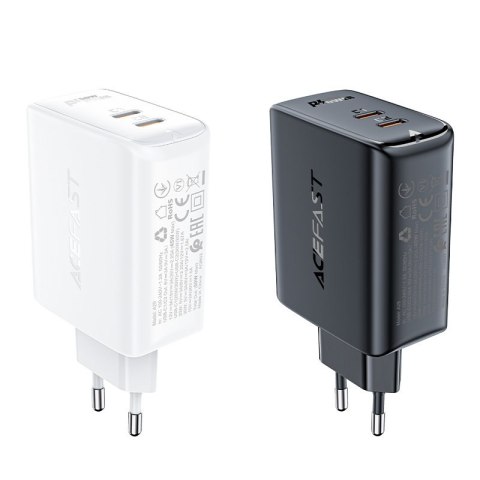 Ładowarka sieciowa A29 GaN dwa porty USB-C PD 50W biały Ładowarka sieciowa A29 GaN dwa porty USB-C PD 50W biały