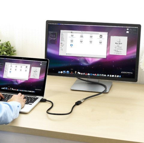 Przedłużacz przejściówka kabla HDMI 2.0 4K 1m czarny Przedłużacz przejściówka kabla HDMI 2.0 4K 1m czarny
