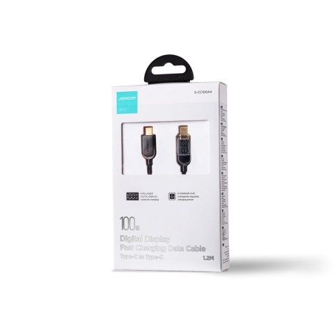 Kabel przewód USB-C do szybkiego ładowania i transferu danych 100W 1.2 m czarny Kabel przewód USB-C do szybkiego ładowania i transferu danych 100W 1.2 m czarny