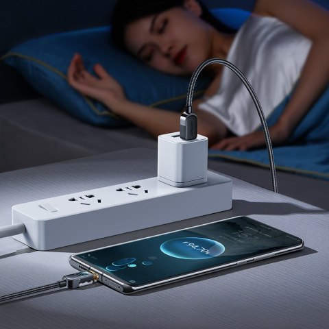 Kabel przewód USB-C do szybkiego ładowania i transferu danych 100W 1.2 m czarny Kabel przewód USB-C do szybkiego ładowania i transferu danych 100W 1.2 m czarny