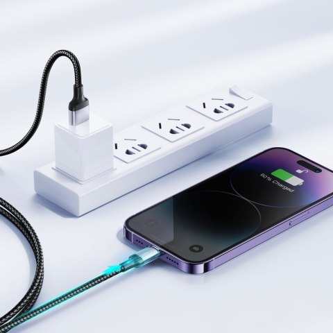 Kabel przewód do iPhone USB-C - Lightning A10 Series 20W 1.2m czarny Kabel przewód do iPhone USB-C - Lightning A10 Series 20W 1.2m czarny