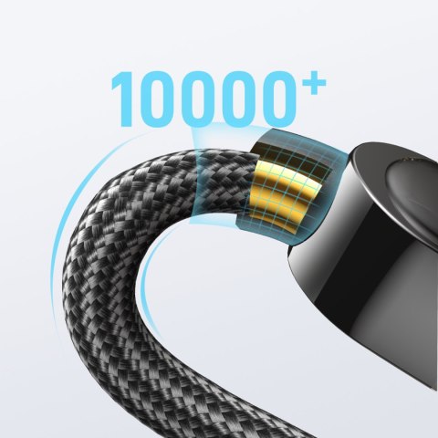 Kabel przewód do iPhone USB-C - Lightning z wyświetlaczem 20W 1.2 m czarny Kabel przewód do iPhone USB-C - Lightning z wyświetlaczem 20W 1.2 m czarny