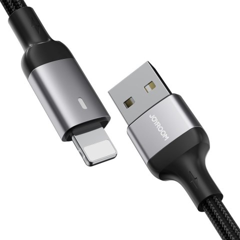 Kabel przewód iPhone USB - Lightning do szybkiego ładowania A10 Series 2.4A 2m czarny Kabel przewód iPhone USB - Lightning do szybkiego ładowania A10 Series 2.4A 2m czarny