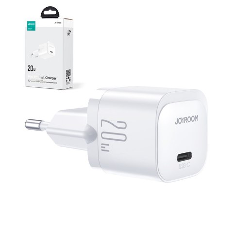 Mini ładowarka sieciowa USB-C 20W PD biała Mini ładowarka sieciowa USB-C 20W PD biała