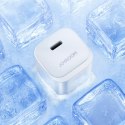 Mini ładowarka sieciowa USB-C 20W PD z kablem do iPhone Lightning biała