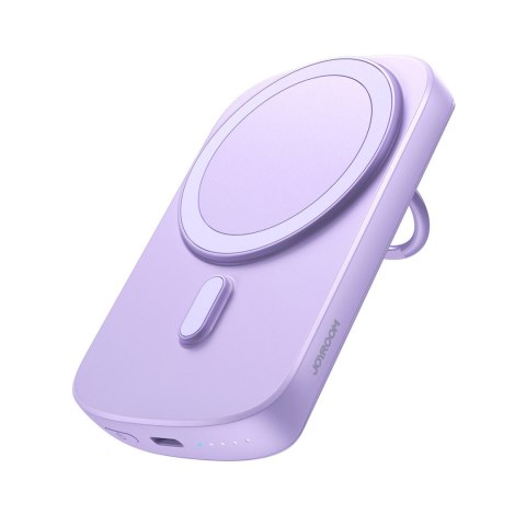 Powerbank 6000mAh bezprzewodowy z ładowarką indukcyjną 20W MagSafe fioletowy Powerbank 6000mAh bezprzewodowy z ładowarką indukcyjną 20W MagSafe fioletowy