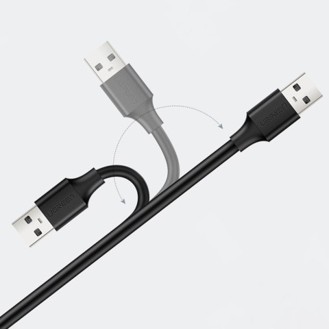 Przedłużacz kabla przewodu USB 2.0 480Mb/s 1.5m czarny Przedłużacz kabla przewodu USB 2.0 480Mb/s 1.5m czarny