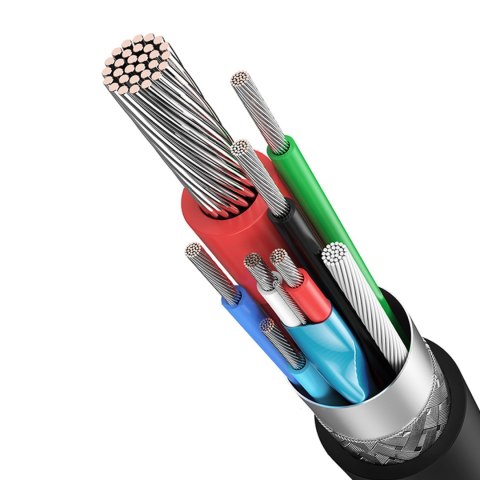 Przedłużacz kabla przewodu USB-C 100W 10Gb/s 1m czarny Przedłużacz kabla przewodu USB-C 100W 10Gb/s 1m czarny