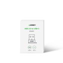 Przejściówka adapter gniazdo z wtyczki USB-C na USB czarny