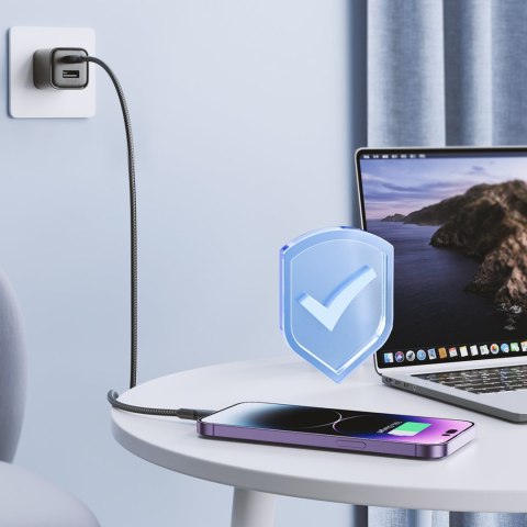 Przewód kabel iPhone Surpass Series USB-C - Lightning 20W 1.2m czarny Przewód kabel iPhone Surpass Series USB-C - Lightning 20W 1.2m czarny