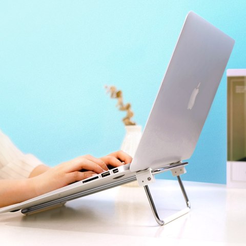 Regulowana podstawka stojak pod laptopa srebrny Regulowana podstawka stojak pod laptopa srebrny