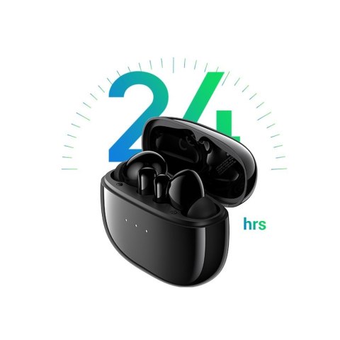 Słuchawki bezprzewodowe Bluetooth TWS ANC WS106 HiTune T3 czarne Słuchawki bezprzewodowe Bluetooth TWS ANC WS106 HiTune T3 czarne