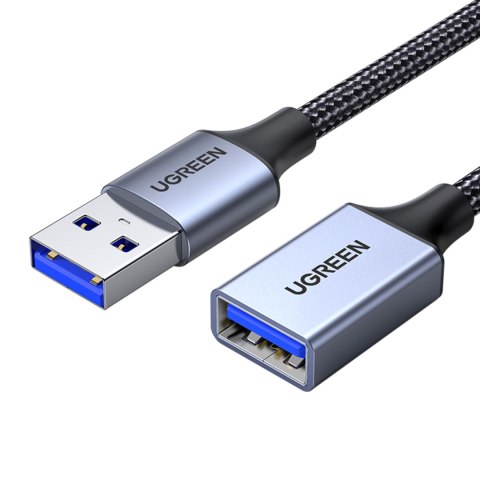 Wytrzymały przedłużacz kabla przewodu USB 3.0 5Gb/s 2m szary Wytrzymały przedłużacz kabla przewodu USB 3.0 5Gb/s 2m szary