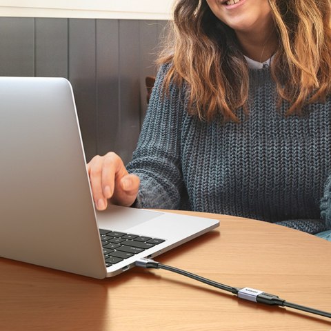 Wytrzymały przedłużacz kabla przewodu USB 3.0 5Gb/s 2m szary Wytrzymały przedłużacz kabla przewodu USB 3.0 5Gb/s 2m szary