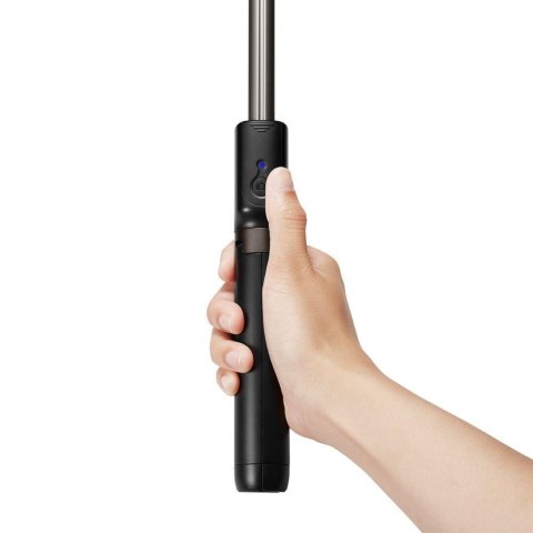 2w1 Kijek teleskopowy Selfie Stick z pilotem i ze statywem stojakiem do telefonu czarny 2w1 Kijek teleskopowy Selfie Stick z pilotem i ze statywem stojakiem do telefonu czarny