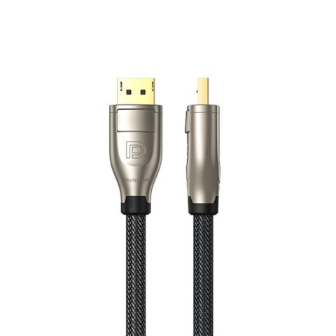 Kabel przewód DisplayPort wytrzymały elastyczny DP112 DP1.4 8K 3m czarny Kabel przewód DisplayPort wytrzymały elastyczny DP112 DP1.4 8K 3m czarny