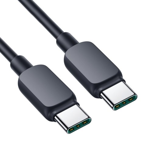 Kabel przewód USB-C - USB-C 100W 1.2m czarny Kabel przewód USB-C - USB-C 100W 1.2m czarny