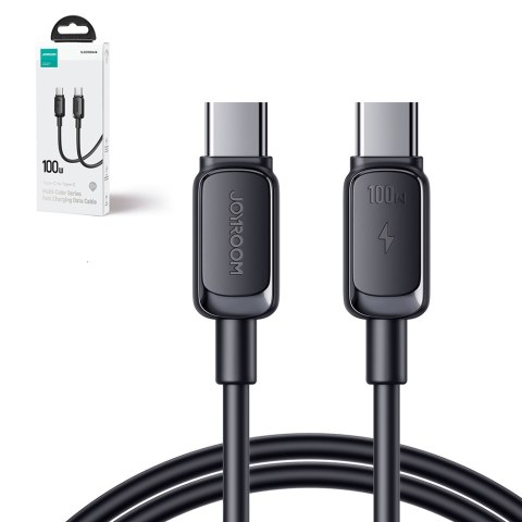 Kabel przewód USB-C - USB-C 100W 1.2m czarny Kabel przewód USB-C - USB-C 100W 1.2m czarny
