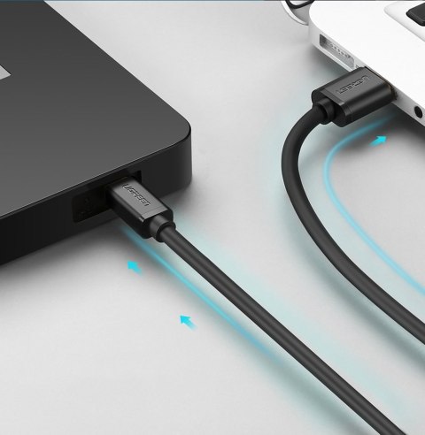 Kabel przewód USB - mini USB 480Mbps 1m czarny Kabel przewód USB - mini USB 480Mbps 1m czarny