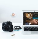 Kabel przewód USB - mini USB 480Mbps 1m czarny