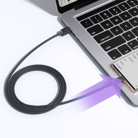 Kabel przewód microUSB - USB 2.4A 480Mbps 2m czarny Kabel przewód microUSB - USB 2.4A 480Mbps 2m czarny