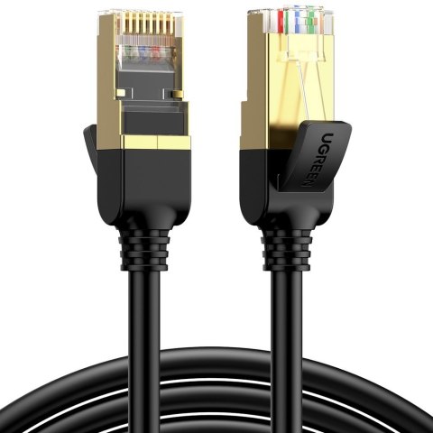 Kabel sieciowy patchcord STP RJ45 Cat 7 15m czarny Kabel sieciowy patchcord STP RJ45 Cat 7 15m czarny