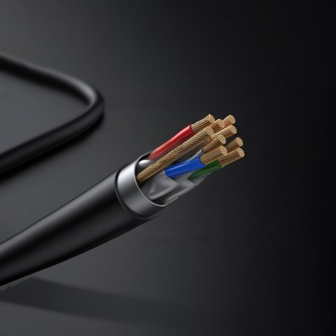 Kabel sieciowy patchcord STP RJ45 Cat 7 15m czarny Kabel sieciowy patchcord STP RJ45 Cat 7 15m czarny