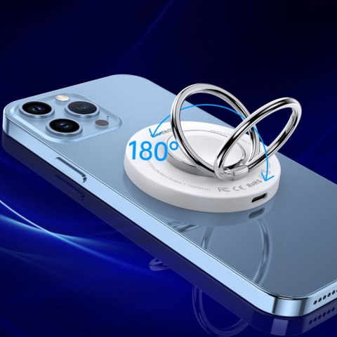 Ładowarka indukcyjna do iPhone MagSafe z uchwytem 15W biała Ładowarka indukcyjna do iPhone MagSafe z uchwytem 15W biała