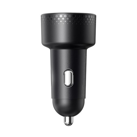 Ładowarka samochodowa z wyświetlaczem LED 2x USB-C 70W czarna Ładowarka samochodowa z wyświetlaczem LED 2x USB-C 70W czarna