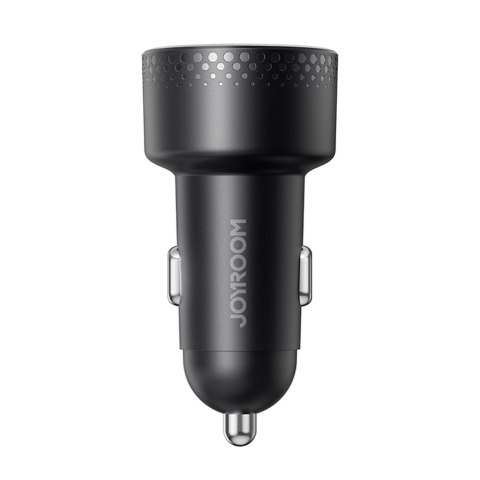 Ładowarka samochodowa z wyświetlaczem LED 2x USB-C 70W czarna Ładowarka samochodowa z wyświetlaczem LED 2x USB-C 70W czarna