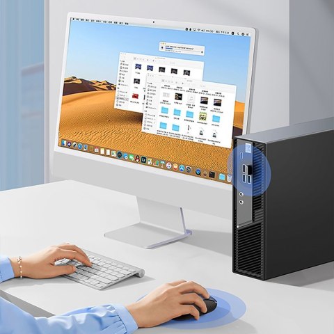 Myszka bezprzewodowa do komputera USB 2.4GHz granatowa Myszka bezprzewodowa do komputera USB 2.4GHz granatowa