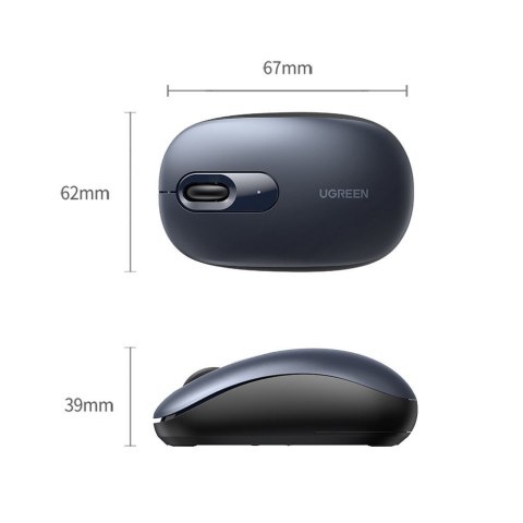 Myszka bezprzewodowa do komputera USB 2.4GHz granatowa Myszka bezprzewodowa do komputera USB 2.4GHz granatowa