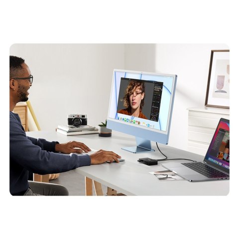 Switch przełącznik USB 3.0 dwukierunkowy na dwa komputery czarny Switch przełącznik USB 3.0 dwukierunkowy na dwa komputery czarny