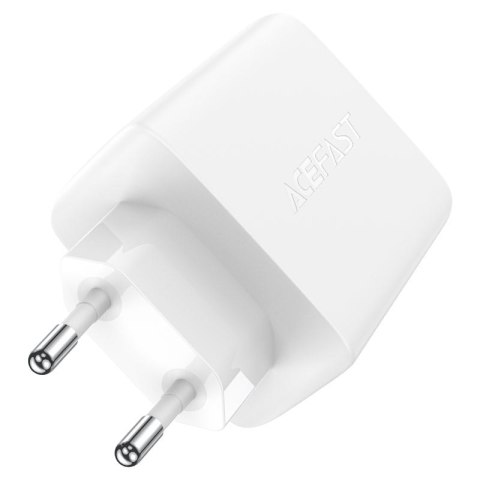 Szybka ładowarka sieciowa GaN 2x USB-C USB-A PPS PD QC4+ 65W biała Szybka ładowarka sieciowa GaN 2x USB-C USB-A PPS PD QC4+ 65W biała