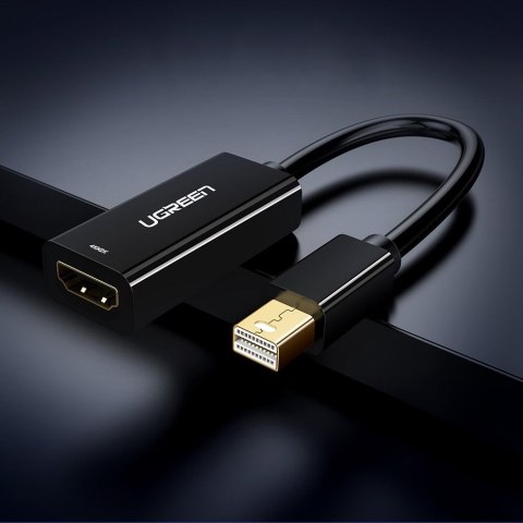 Adapter przejściówka FHD Mini DisplayPort (męski) na HDMI (żeński) biały Adapter przejściówka FHD Mini DisplayPort (męski) na HDMI (żeński) biały