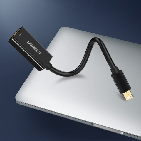 Adapter przejściówka FHD Mini DisplayPort (męski) na HDMI (żeński) biały Adapter przejściówka FHD Mini DisplayPort (męski) na HDMI (żeński) biały