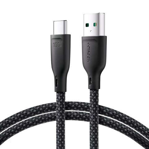 Kabel przewód Multi-Color Series USB-A - USB-C 100W szybki transfer 1m czarny Kabel przewód Multi-Color Series USB-A - USB-C 100W szybki transfer 1m czarny