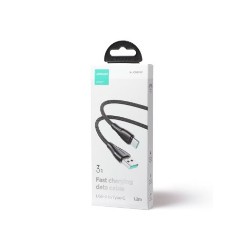 Kabel przewód Surpass Series USB - USB-C do szybkiego ładowania 3A 1.2m czarny Kabel przewód Surpass Series USB - USB-C do szybkiego ładowania 3A 1.2m czarny