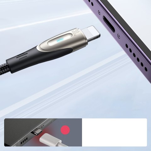 Kabel przewód do iPhone Pioneer Series USB-C - Lightning 30W 1.2m czarny Kabel przewód do iPhone Pioneer Series USB-C - Lightning 30W 1.2m czarny