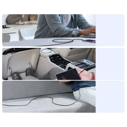 Kabel przewód do iPhone Pioneer Series USB-C - Lightning 30W 1.2m czarny Kabel przewód do iPhone Pioneer Series USB-C - Lightning 30W 1.2m czarny