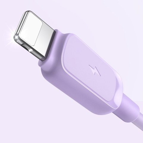 Kabel przewód do iPhone USB-A - Lightning 2.4A 1.2m fioletowy Kabel przewód do iPhone USB-A - Lightning 2.4A 1.2m fioletowy